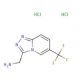 [6-(trifluoromethyl)[1,2,4]triazolo[4,3-a]pyridin-3-yl]methylamine dihydrochloride (CAS 1049717-07-8) - chemical structure im