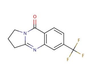 6-(trifluoromethyl)-2,3-dihydropyrrolo[2,1-b]quinazolin-9(1H)-one - chemical structure image