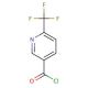 6-(Trifluoromethyl)nicotinoyl chloride (CAS 358780-13-9) - chemical structure image