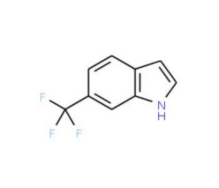 6-Trifluoromethylindole (CAS 13544-43-9) - chemical structure image