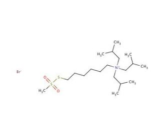 6-(Triisobutylammonium)hexyl Methanethiosulfonate bromide - chemical structure image