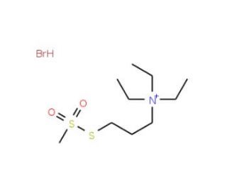 [6-(Trimethylammonium)hexyl] Methanethiosulfonate Bromide (CAS 1041424-77-4) - chemical structure image