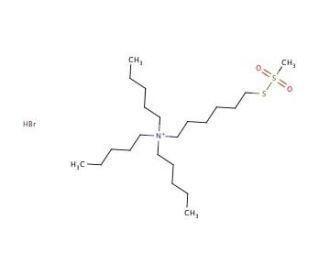 6-(Tripentylammonium)hexyl Methanethiosulfonate Bromide - chemical structure image