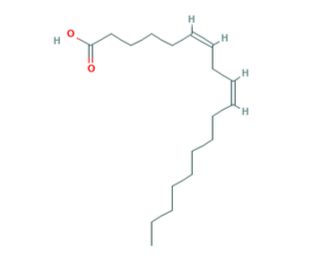 6(Z),9(Z)-Octadecadienoic acid (CAS 28290-77-9) - chemical structure image