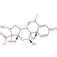 6α,9α-Difluoro-11β,17α-dihydroxy-16α-methyl-3-oxoandrosta-1,4-diene-17a-carbothioic acid (CAS 80473-92-3) - chemical structur