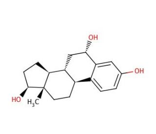 6&alpha;-Hydroxyestradiol (CAS 1229-24-9) - chemical structure image