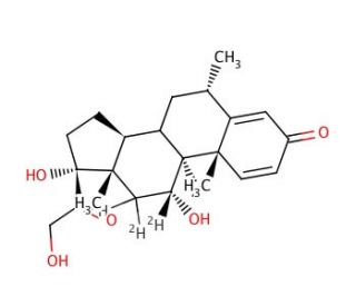 6&alpha;-Methyl Prednisolone-d3 (Major) (CAS 83-43-2 (unlabeled)) - chemical structure image