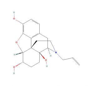 6&alpha;-Naloxol (CAS 20410-95-1) - chemical structure image