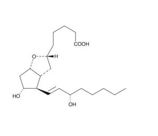 6α-Prostaglandin I1 (CAS 62777-90-6) - chemical structure image