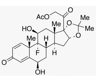 6&beta;-Hydroxy 21-(Acetyloxy) Triamcinolone Acetonide - chemical structure image