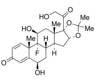 6&beta;-Hydroxy Triamcinolone Acetonide (CAS 3869-32-7) - chemical structure image