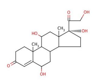 6&beta;-Hydroxycortisol (CAS 3078-34-0) - chemical structure image