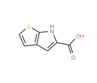 6H-thieno[2,3-b]pyrrole-5-carboxylic acid (CAS 51856-25-8) - chemical structure image