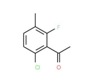 6&prime;-Chloro-2&prime;-fluoro-3&prime;-methylacetophenone (CAS 261762-78-1) - chemical structure image