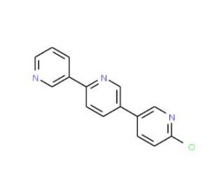 6"-Chloro-3,2&prime;:5&prime;,3"-terpyridine (CAS 942206-13-5) - chemical structure image