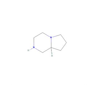 (6S)-1,4-Diazabicyclo[4.3.0]nonane (CAS 93643-24-4) - chemical structure image