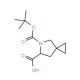 (6S)-5-(tert-butoxycarbonyl)-5-azaspiro[2.4]heptane-6-carboxylic acid - chemical structure image