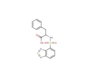 7-{[(1-carboxy-2-phenylethyl)amino]sulfonyl}-2,1,3-benzothiadiazol - chemical structure image