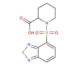 7-[(2-carboxypiperidin-1-yl)sulfonyl]-2,1,3-benzothiadiazol - chemical structure image