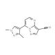 7-(1,3-Dimethyl-1H-pyrazol-4-yl)-pyrazolo[1,5- a]-pyrimidine-3-carbonitrile - chemical structure image