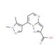 7-(1,5-Dimethyl-1H-pyrazol-4-yl)-pyrazolo[1,5-a]-pyrimidine-2-carboxylic acid - chemical structure image