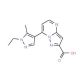 7-(1-Ethyl-5-methyl-1H-pyrazol-4-yl)-pyrazolo-[1,5-a]pyrimidine-2-carboxylic acid - chemical structure image