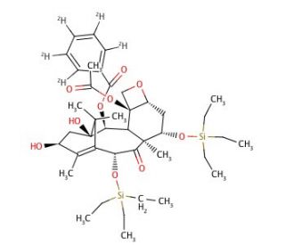 7,10-Bis[O-(triethylsilyl)]-10-deacetyl Baccatin III-d5 - chemical structure image