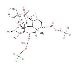 7,10-Di-O-trichloroethoxycarbonyl-10-deacetyl Baccatin III - chemical structure image