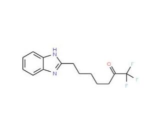 7-(1H-Benzoimidazol-2-yl)-1,1,1-trifluoroheptan-2-one - chemical structure image
