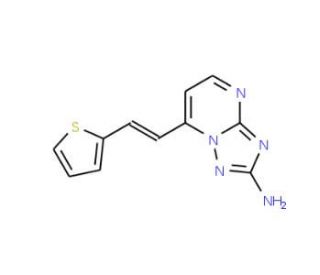 7-[2-(2-Thienyl)vinyl][1,2,4]triazolo-[1,5-a]pyrimidin-2-amine - chemical structure image