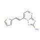 7-[2-(2-Thienyl)vinyl][1,2,4]triazolo-[1,5-a]pyrimidin-2-amine - chemical structure image