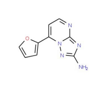 7-(2-Furyl)[1,2,4]triazolo[1,5-a]pyrimidin-2-ylamine (CAS 338793-16-1) - chemical structure image