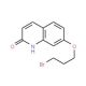 7-(3-Bromopropoxy)-quinoline-2(1H)-one (CAS 1076199-59-1) - chemical structure image
