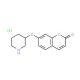7-(3-Piperidinyloxy)-2H-chromen-2-one hydrochloride - chemical structure image