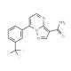 7-[3-(Trifluoromethyl)phenyl]pyrazolo[1,5-a]pyrimidine-3-carboxamide (CAS 115930-92-2) - chemical structure image