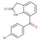 7-(4-Bromobenzoyl)-1,3-dihydro-2H-indol-2-one - chemical structure image