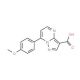 7-(4-Methoxy-phenyl)-pyrazolo[1,5-a]pyrimidine-3-carboxylic acid (CAS 861407-96-7) - chemical structure image