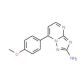 7-(4-Methoxyphenyl)[1,2,4]triazolo[1,5-a]-pyrimidin-2-amine (CAS 303145-64-4) - chemical structure image