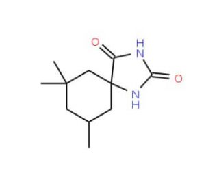 7,7,9-Trimethyl-1,3-diaza-spiro[4.5]decane-2,4-dione (CAS 91216-38-5) - chemical structure image