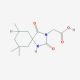 (7,7,9-trimethyl-2,4-dioxo-1,3-diazaspiro[4.5]dec-3-yl)acetic acid - chemical structure image