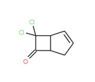 7,7-Dichlorobicyclo[3.2.0]hept-2-en-6-one (CAS 5307-99-3) - chemical structure image