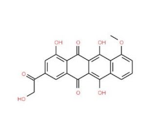 7,8,9,10-Dehydro Doxorubicinone - chemical structure image