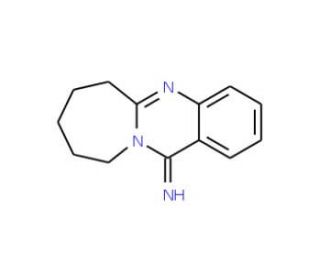 7,8,9,10-Tetrahydro-6H-azepino[2,1-b]quinazolin-12-ylideneamine (CAS 58314-93-5) - chemical structure image