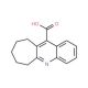 7,8,9,10-Tetrahydro-6H-cyclohepta[b]quinoline-11-carboxylic acid (CAS 7101-63-5) - chemical structure image