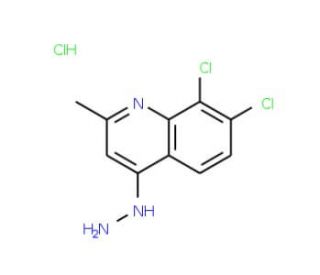 7,8-Dichloro-4-hydrazino-2-methylquinoline hydrochloride (CAS 1172007-01-0) - chemical structure image