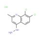 7,8-Dichloro-4-hydrazino-2-methylquinoline hydrochloride (CAS 1172007-01-0) - chemical structure image
