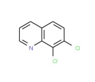 7,8-Dichloroquinoline (CAS 703-49-1) - chemical structure image