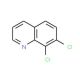 7,8-Dichloroquinoline (CAS 703-49-1) - chemical structure image