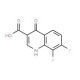 7,8-Difluoro-4-hydroxyquinoline-3-carboxylic acid (CAS 228728-17-4) - chemical structure image