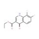 7,8-Difluoro-4-hydroxyquinoline-3-carboxylic acid ethyl ester (CAS 228728-81-2) - chemical structure image